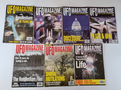 Ufo magazine 2001 vintage - x,