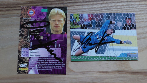 Oliver kahn signed - oliver, 2x