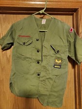 Vintage Boy Scout Shirt Green