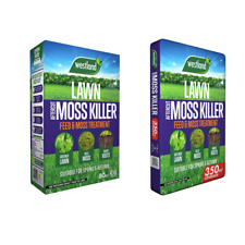 Westland Aftercut Moss Killer 80m2 & 350m2 Bag, Greens the Lawn, Autumn & Spring