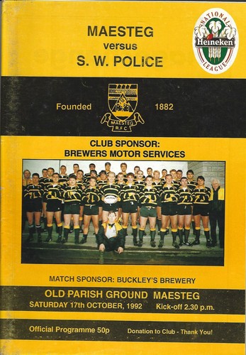 Maesteg south wales - wales, police