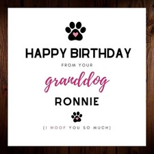 Personalised Birthday Card