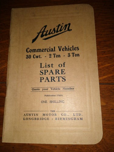 Vintage austin cwt - austin, 2