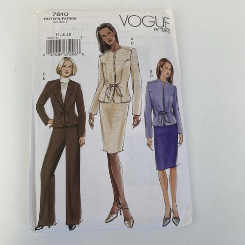 Vogue 7810 sewing - sewing, pattern