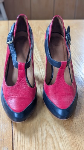 Hobbs red leather - hobbs, shoes