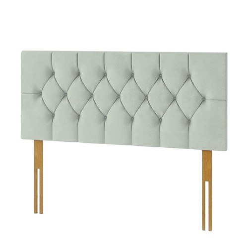 Grey chesterfeild headboard - chesterfeild, in