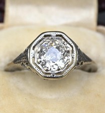 Art Deco .65ct Engagement
