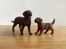 Schleich Chocolate Labrador and puppy bundle