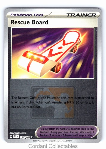 Rescue board 159 162 - 159/162, reverse