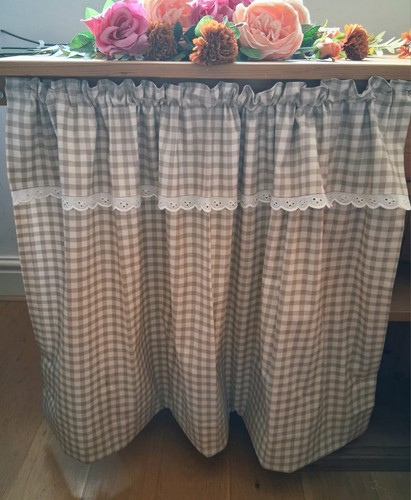 Under counter curtain beige - under,