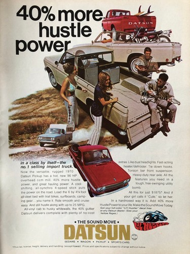 Vintage 1969 datsun pickup - 1969,