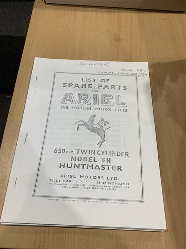 Ariel huntmaster 1956 57 - huntmaster, 1956-57