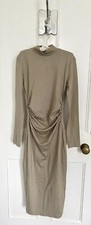 Zara midi dress mocha - zara, in