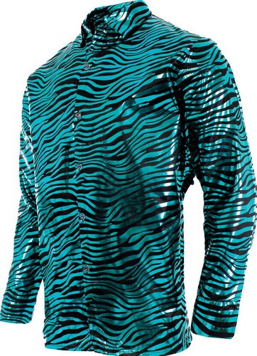 70s 80s mens disco shirt - 70s,