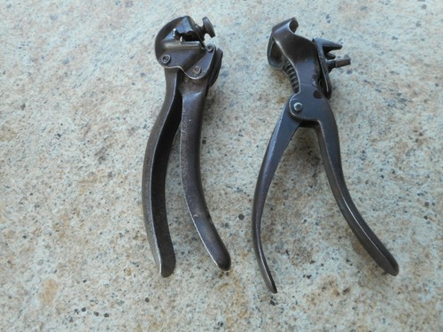 Two vintage saw setting - vintage,