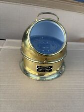 Genuine Vintage Brass Binnacle Saura Japan PM75  Marine Boat Compass Seamaster
