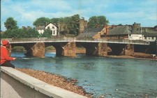 Brecon the river usk and