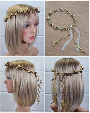 Boho flower garland headband - boho,