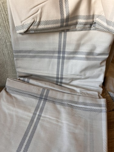 Natural beige check reversible - beige,