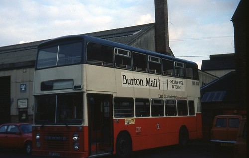 35mm bus slide east - bus,