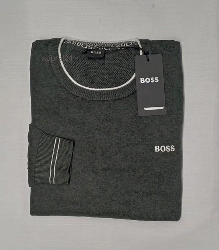 Boss embroidered men crew - men's,