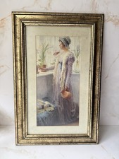 Vintage Framed Print Edwardian