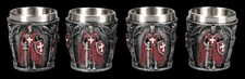 Knight Shot Glasses 4-Piece