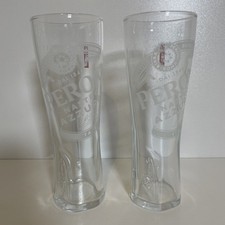 2 x Peroni Half Pint Glasses