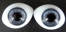 21mm SOLID GLASS DOLL EYES