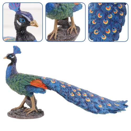 Peacock figure statue living - figure,