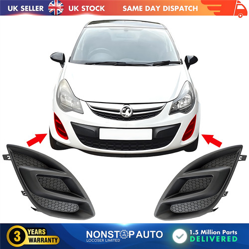 Front bumper grille left - front,