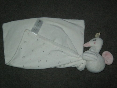 Matalan white swan blanket - matalan,