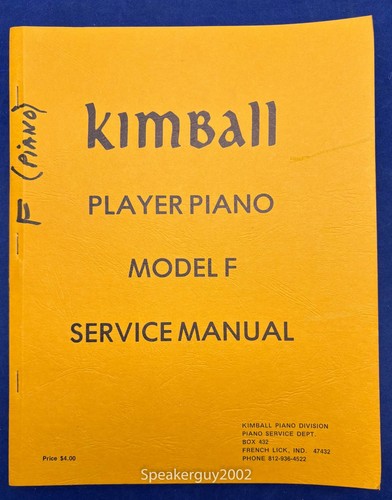 Original kimball player - kimball, piano