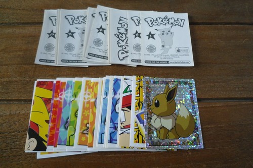 Merlin pokemon stickers - pokemon, 1999