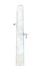 GALVANISED METAL FARM GATE HANGING POST