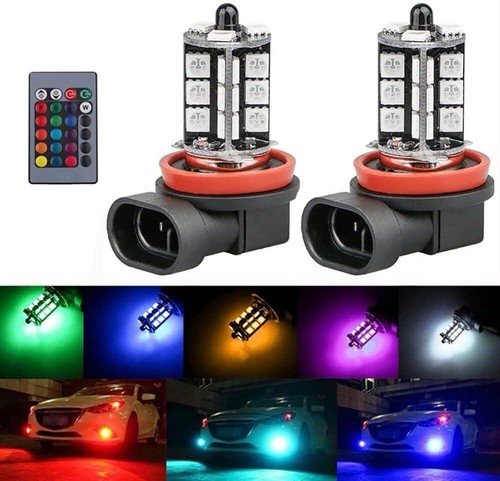 Pair h11 rgb colourchange - h11, h8