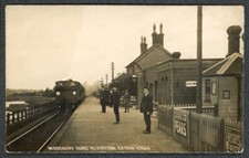 Woodbury Road Railway Station Exton LSWR Exeter-Exmouth Devon Chapman RP c1910