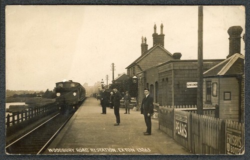 Woodbury road railway - railway, station