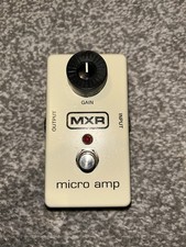 MXR Micro Amp M133 Gain Boost Guitar Effects Pedal Boxed
