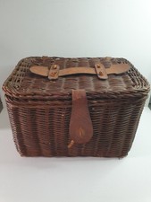 Small Vintage Wicker Fishing Basket