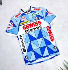 Vintage Castelli Gewiss Bianchi Campagnolo FINA Cycling Jersey size 4 / M