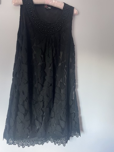 Black lined dress - lined, sizem/l