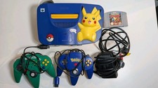 Nintendo 64 Pokemon "Pikachu Edition" + Pokémon Stadium | TESTED AND WORKING