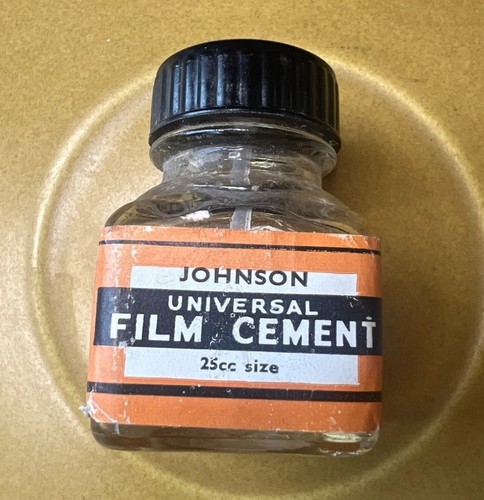 Vintage johnson film - johnson, cement