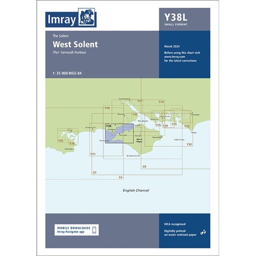 Imray chart y38l - y38l:, west