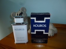 Yves Saint Laurent Kouros After Shave Lotion 50ml Splash On Box Worn New Unused