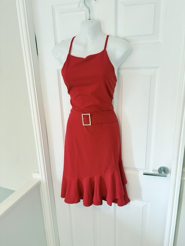 New quiz size red dress - new,