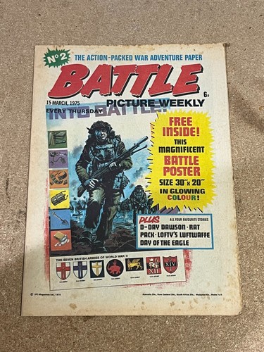 Issue 1975 battle comic - issue, #2