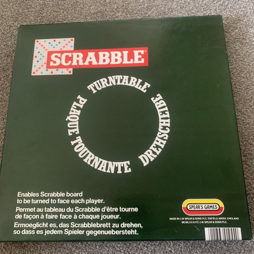 Scrabble vintage turntable - scrabble,