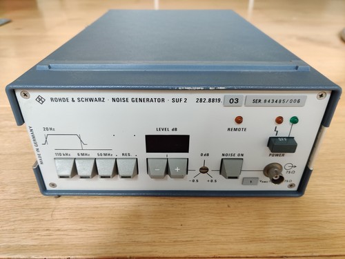Rohde schwarz suf 2 noise - &,